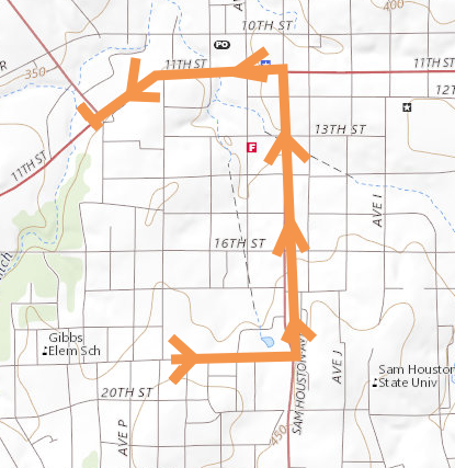 Homecoming Parade Route